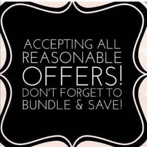 All reasonable offers welcome